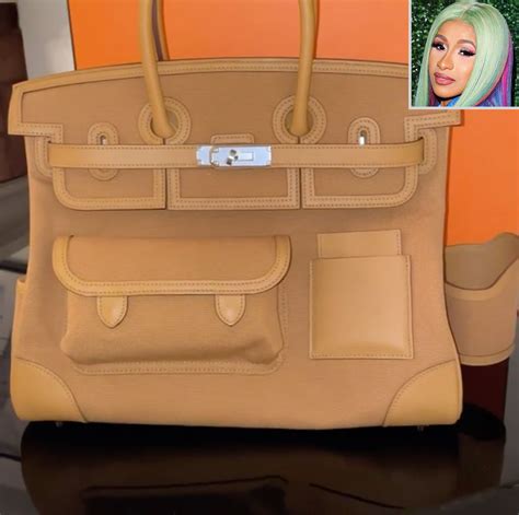 Cardi B Shows Off New Hermès Bag That She Paid 'Triple' for.